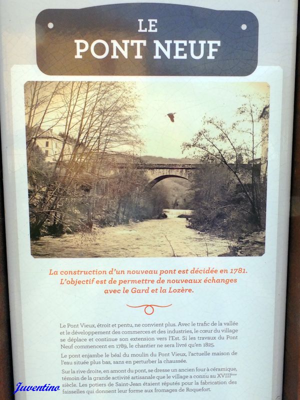 Pont Neuf de St-Jean-du-Bruel sur la Dourbie