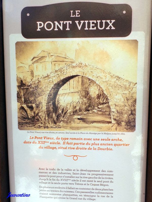 Pont Vieux de St-Jean-du-Bruel sur la Dourbie