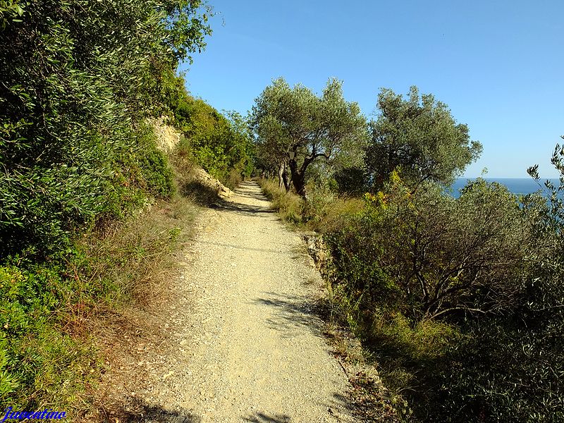 Via Iulia Augusta entre Alassio et Albenga